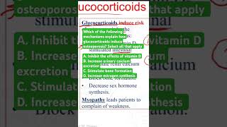 Glucocorticoids induce osteoporosis [upl. by Bourgeois]