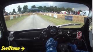 Swiftune powered Fiat 500 Cholmondeley Pageant of power 2015 [upl. by Far]