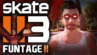 Skate 3 Funtage 2  Night Of The Living Skaters  Skate 3 Zombies Mode Funny Moments [upl. by Eillor]