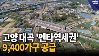 고양 대곡 펜타역세권…9400가구 공급 고양 딜라이브 뉴스 [upl. by Aztinaj]