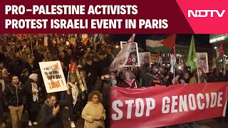 France Protests  ProIsrael Event Organized By FarRight Figures Spark Protest In Paris [upl. by Riggall780]