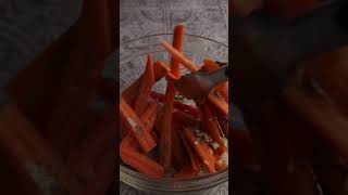 Roasted Garlic Air Fryer Carrots [upl. by Pravit166]