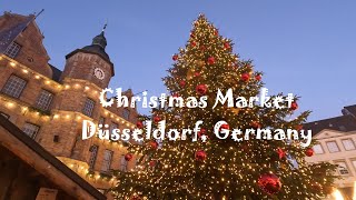 4K Ultra HD  Christmas Market  Düsseldorf Germany christmas [upl. by Paton]