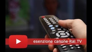 Canone Rai 2018 Modulo di esenzione entro il 31 gennaio 2018 [upl. by Siuqram]