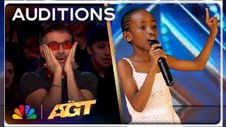 Early release Neilla from Rwanda leaves Simon Cowell speechless Auditions  AGT 2024 goldenbuzzer [upl. by Novello]