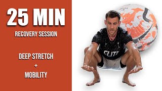 Pro Footballers Full Lower Body Yoga Routine  25 Minute Deep Stretch and Mobility [upl. by Levesque]