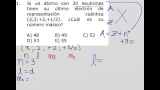 Como interpretar los números cuánticos configuración electrónica [upl. by Allenrac]