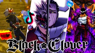 Black Clover Anime Edit  Badass Anime Moments Tiktok compilation  1 [upl. by Enahsed]