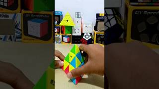 Pyraminx Super Flip Pattern Make rubikscube qiyi pattern trendingshorts [upl. by Ardnossak]