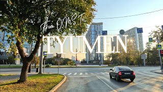 Morning Tyumen  Russia  Driving 4k  Осенняя Тюмень 2024 [upl. by Edythe850]