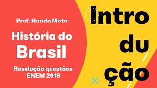 Introdução comentários questões História do Brasil Link na descrição [upl. by Tracee]