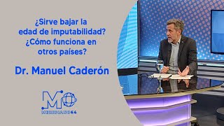 ¿Es posible bajar la edad de imputabilidad  entrevista al dr Manuel Calderón en Meridiano 64 [upl. by Oilejor688]