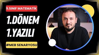 9Sınıf Matematik  1Dönem 1Yazılı Soruları [upl. by Culosio327]