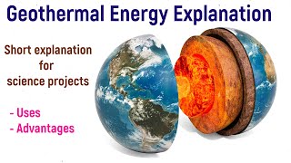 Geothermal energy  what is geothermal energy  geothermal energy explanation for science projects [upl. by Malinin]