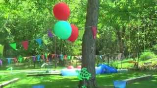 ABC Wipeout Course Kids Birthday Party Edition [upl. by Kelley129]