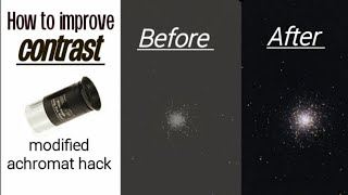 Modified Achromat MOD Improve Contrast [upl. by Monie]