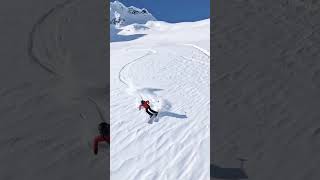 SEABA  Fly  Ski Alaska skitrip travel skiing mountain drone 4k heliskiing flylikeaneagle [upl. by Nertie697]