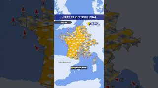 Météo du Jeudi 24 au Samedi 26 Octobre 2024 [upl. by Shamus]