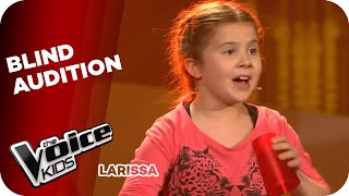 Anna Kendrick  CupSong Larissa  The Voice Kids 2014  Blind Audition  SAT1 [upl. by Nalyt]