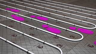 ProWarm Water Underfloor Heating Installation  Floating Floor Panel Method [upl. by Payson80]