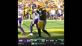 Dontayvion Wicks PROVES HIMSELF with 17 Yard Touchdown vs Minnesota Vikings dontayvionwicks [upl. by Eisyak678]