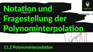 ▶ Notation und Fragestellung der Polynominterpolation 12  by MATHEstudy [upl. by Dnomyaw]