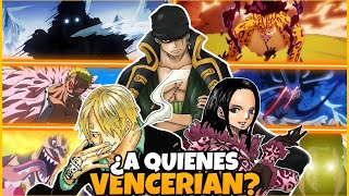 ¿A cuales de los ENEMIGOS DE LUFFY PODRÍAN VENCER los Mugiwaras ACTUALES  One Piece 2024 [upl. by Adnahsed]