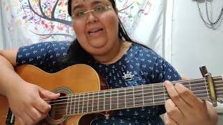 No estoy derrotado tutorial guitarra  Zuleyka Barreiro [upl. by Einnol]