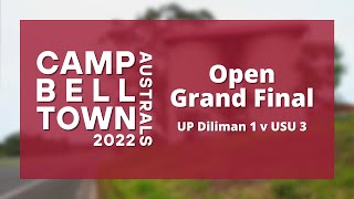 Campbelltown Australs Open Grand Final UP Diliman 1 v USU 3 [upl. by Rovner720]