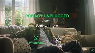 Message Privately with WhatsApp featuring Shreyas Iyer [upl. by Button107]