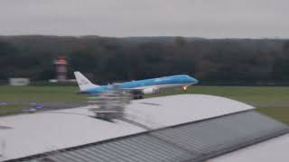 klm e190 departing southampton airport [upl. by Sackville]