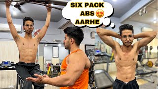 BEGINNER KE SIX PACK ABS AISE BNEGE💯ABS WORKOUT AT GYM✅ [upl. by Ahsitniuq956]