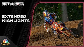 Pro Motocross 2024 EXTENDED HIGHLIGHTS Round 11 Ironman  82424  Motorsports on NBC [upl. by Arednaxela]