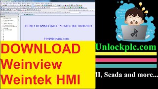 Download Upload HMI Weinview Weintek TK6070iQ dùng USB [upl. by Ahsatsana333]