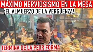 ¡¡ESTALLA LA TENSIÓN VUELAN CUCHILLOS EN LA COMIDA DE SÁNCHEZ CON LOS BARONES EN EL CONGRESO PSOE [upl. by Notterb]