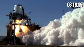 SpaceX Testing  Full Duration Orbit Insertion Firing [upl. by Aehsal]