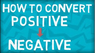 How to convert a Positive to Negative Sentence  Transformation  Rules  Examples  Exercise [upl. by Trent]