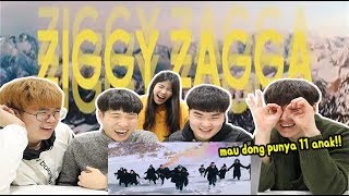 HEBAT KOREAN REACTION  ZIGGY ZAGGA GEN HALILINTAR I 인도네시아 유명 유투버의 지기자가ziggy zagga 영상 [upl. by Nahtam474]