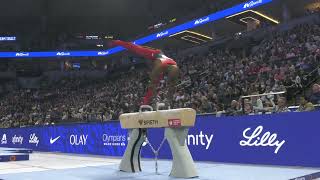 Donnell Whittenburg Pommel Horse 2024 US Olympic Trials Day 1 [upl. by Yleve119]