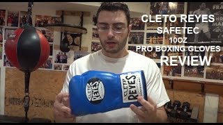 Cleto Reyes Official 10oz Pro Fight Safetec Boxing gloves review by ratethisgear [upl. by Eagle]