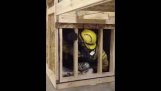 ATeam Fire Training SCBA Confidence Course [upl. by Nidnerb]