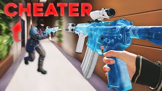 rainbow six siege but i DESTROY cheaters [upl. by Auqinimod]