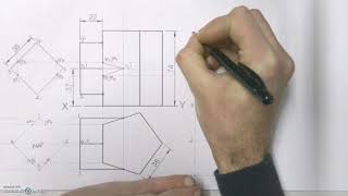 How to draw the interpenetration curve and develop the secondary pipe [upl. by Strauss]