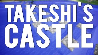 Takeshis Castle Skipping Stones in Minecraft [upl. by Agiaf]