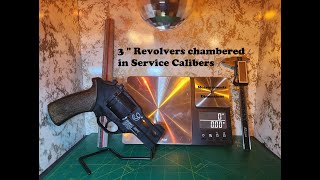 3quot Revolvers Chambered in Service Calibers Measurements amp Dimensions [upl. by Sheena257]