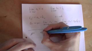 Mathematik  Folgen  Grenzwert  Summenregel [upl. by Caines426]