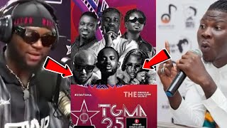 King Promise React To TGMA Artists of the year award [upl. by Assirat604]