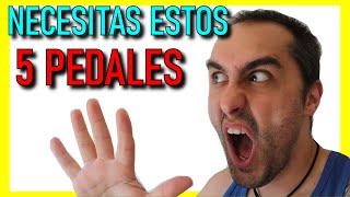 Los MEJORES PEDALES de GUITARRA ELÉCTRICA 🔝 TIPOS BÁSICOS para Comprar TOP 5 [upl. by Aissatsana]