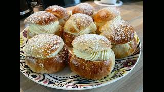 Semlor Scandinavian Lenten Buns [upl. by Annawad]