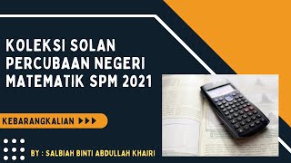 Koleksi soalan Trial SPM Matematik  KEBARANGKALIAN [upl. by Nilyac]